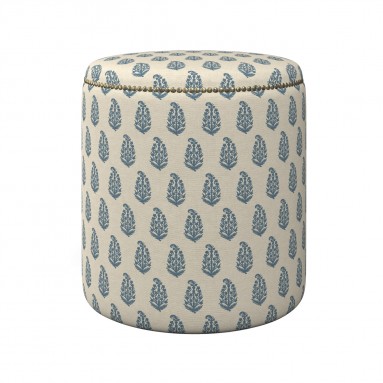 Malpaso Footstool Indira Indigo