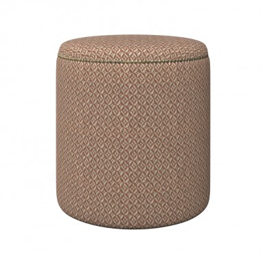 Malpaso Footstool Jina Cinnabar