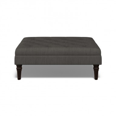 Monterey Footstool Amina Charcoal