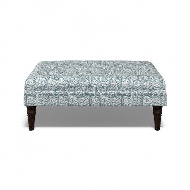 Monterey Footstool Ellora Marine