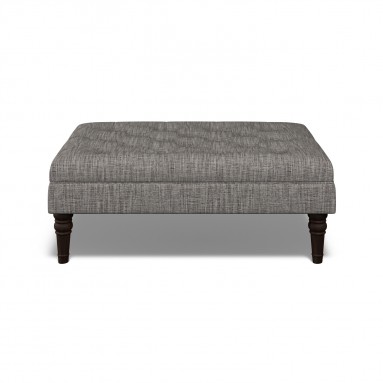 Monterey Footstool Kalinda Charcoal