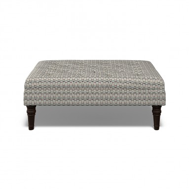 Monterey Footstool Nala Aqua