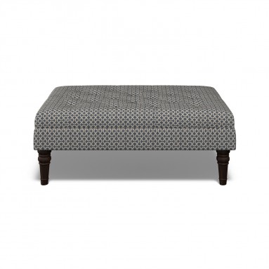 Monterey Footstool Sabra Indigo