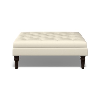 Monterey Footstool Shani Parchment