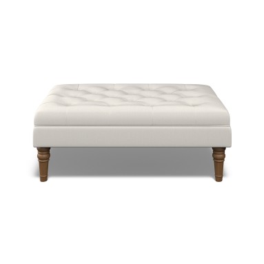 Monterey Footstool Zuri Parchment