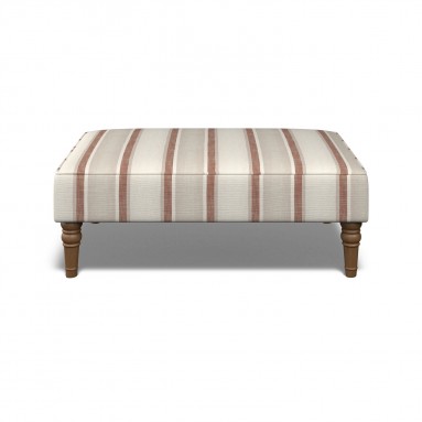 Savannah Footstool Edo Cinnabar