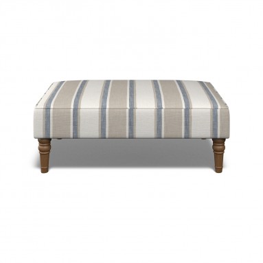 Savannah Footstool Edo Denim