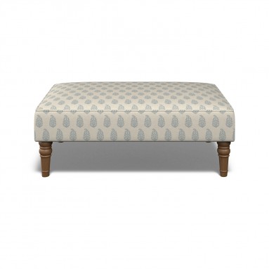 Savannah Footstool Indira Chambray