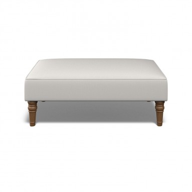 Savannah Footstool Zuri Alabaster