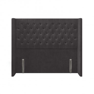 Bruton Headboard Cosmos Charcoal