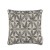 Bandhani Charcoal Printed Cotton Cushion 43cm x 43cm