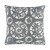 Nubra Graphite Printed Cotton Cushion 50cm x 50cm