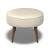 Brancaster Footstool Amina Alabaster