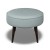 Brancaster Footstool Amina Azure