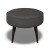 Brancaster Footstool Amina Charcoal