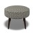 Brancaster Footstool Desta Charcoal