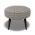 Brancaster Footstool Nala Charcoal