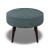 Brancaster Footstool Yana Teal