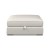 Cloud Storage Footstool Zuri Parchment