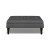 Monterey Footstool Bisa Charcoal