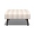 Ombu Footstool Bodo Stripe Ginger