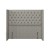 Bruton Headboard Nia Charcoal