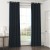 Cosmos Indigo Eyelet Lined Ready Made Curtains