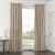 Flanders Natural Pencil Pleat Lined Ready Made Curtains