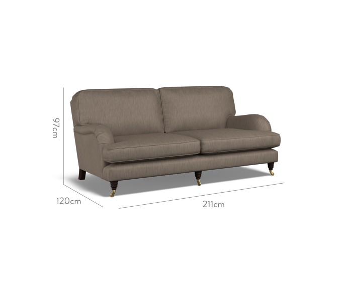 Bliss Large Sofa Amina Espresso