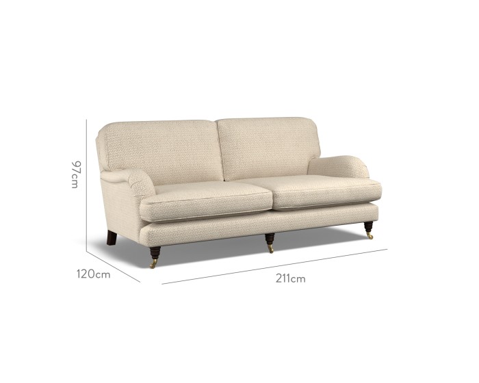 Bliss Large Sofa Desta Pebble