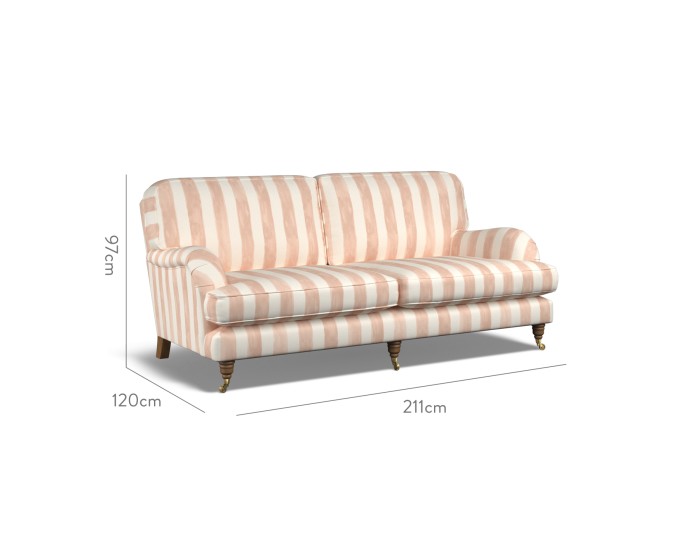 Bliss Large Sofa Tassa Grande Rose