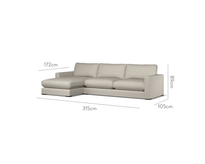 Cloud Large Chaise LHF Jina Natural