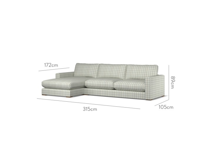 Cloud Large Chaise LHF Kali Mineral