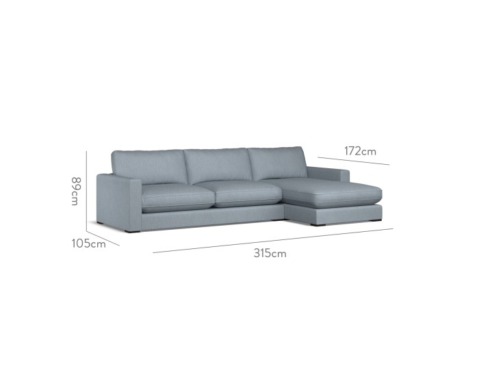 Cloud Large Chaise RHF Amina Denim