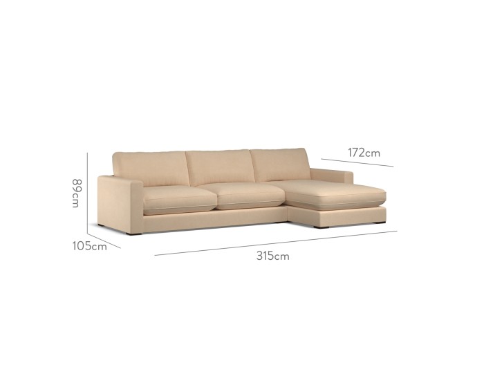 Cloud Large Chaise RHF Cosmos Sand