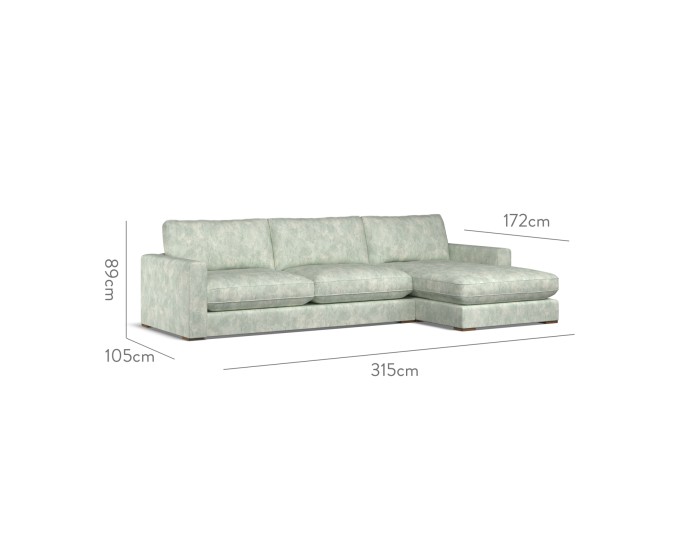 Cloud Large Chaise RHF Namatha Mineral