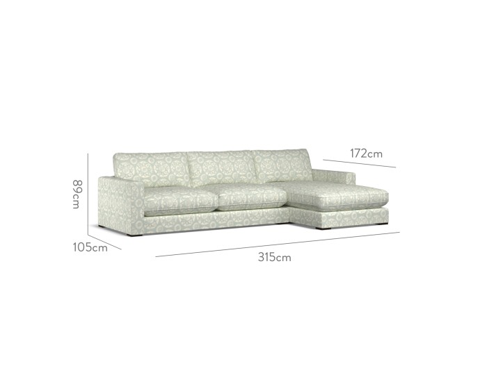 Cloud Large Chaise RHF Nubra Mineral