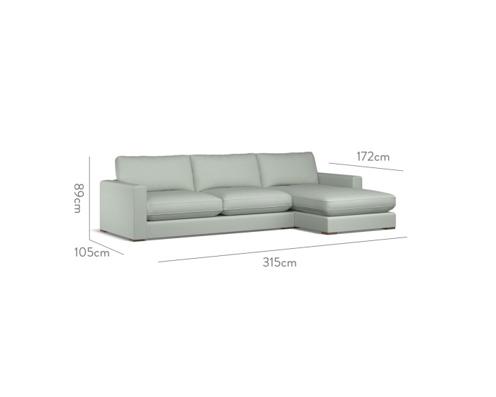 Cloud Large Chaise RHF Shani Mineral