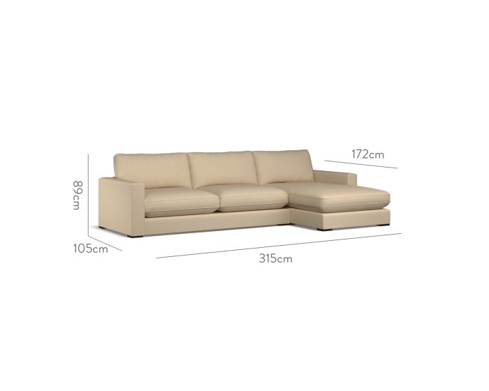 Cloud Large Chaise RHF Shani Sand