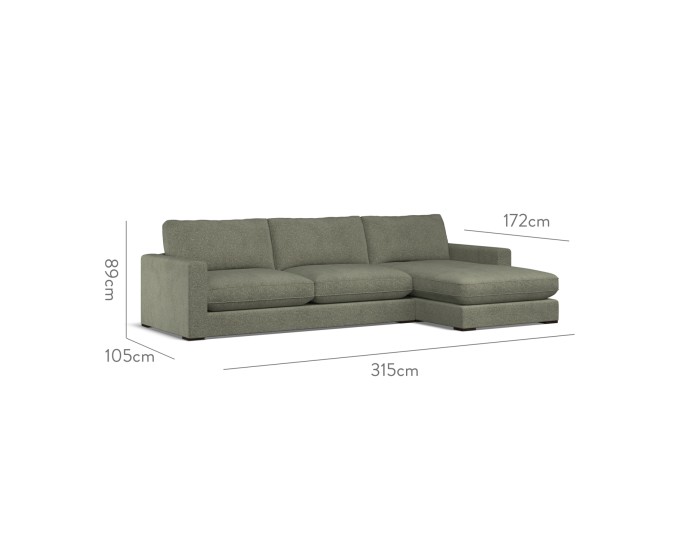 Cloud Large Chaise RHF Yana Sage