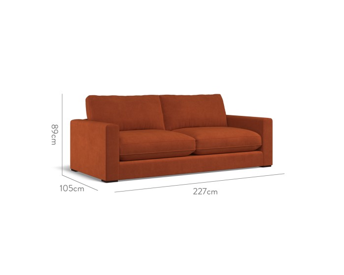 Cloud Large Sofa Cosmos Cinnabar