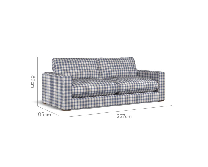 Cloud Large Sofa Kali Indigo