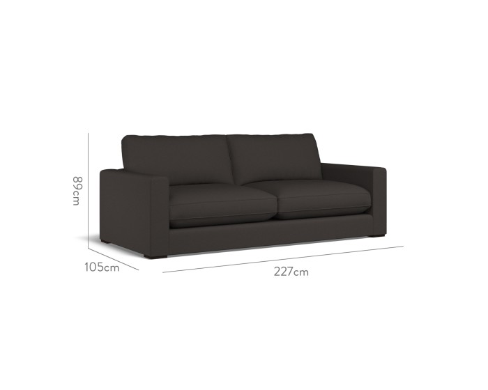 Cloud Large Sofa Shani Charcoal