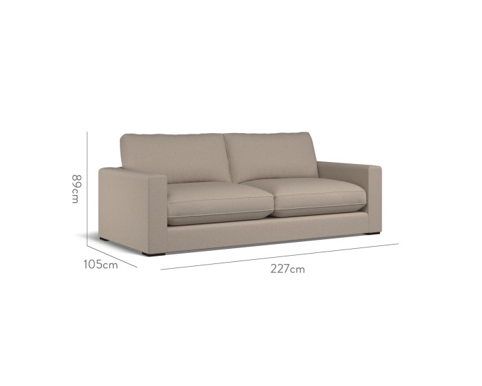 Cloud Large Sofa Viera Stone