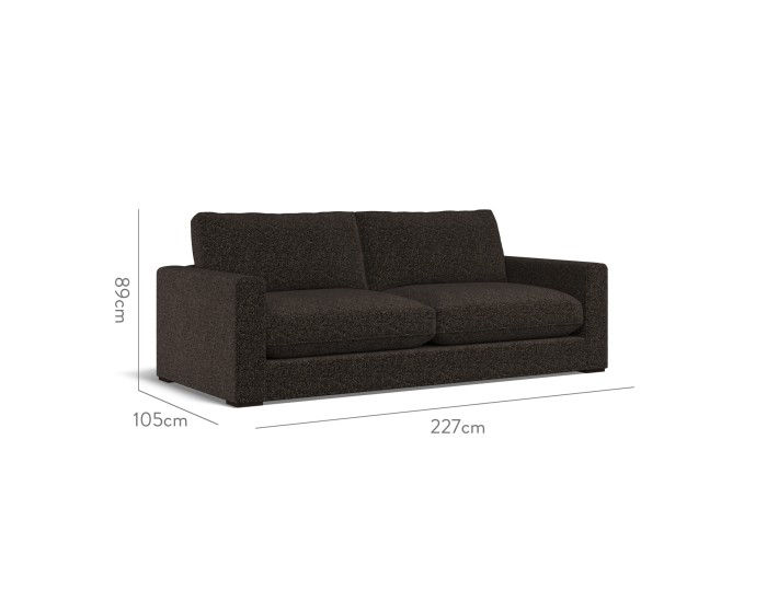 Cloud Large Sofa Yana Charcoal