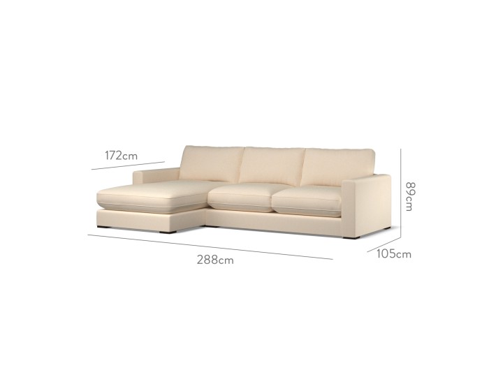 Cloud Medium Chaise LHF Cosmos Parchment