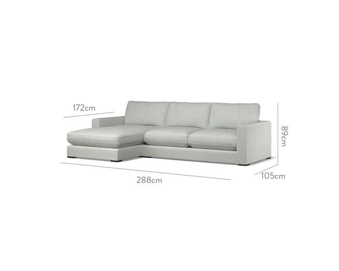 Cloud Medium Chaise LHF Desta Sky