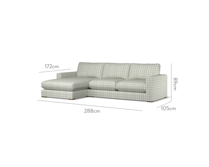 Cloud Medium Chaise LHF Kali Mineral