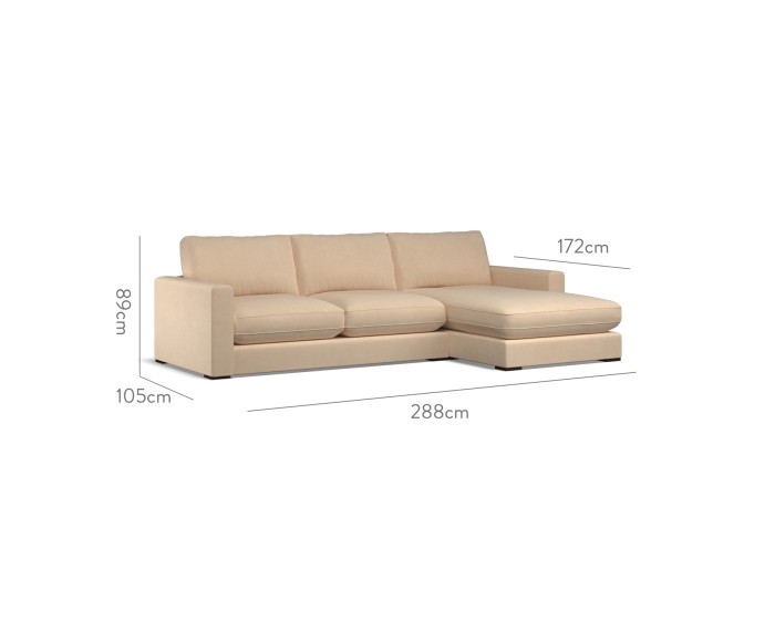 Cloud Medium Chaise RHF Cosmos Sand