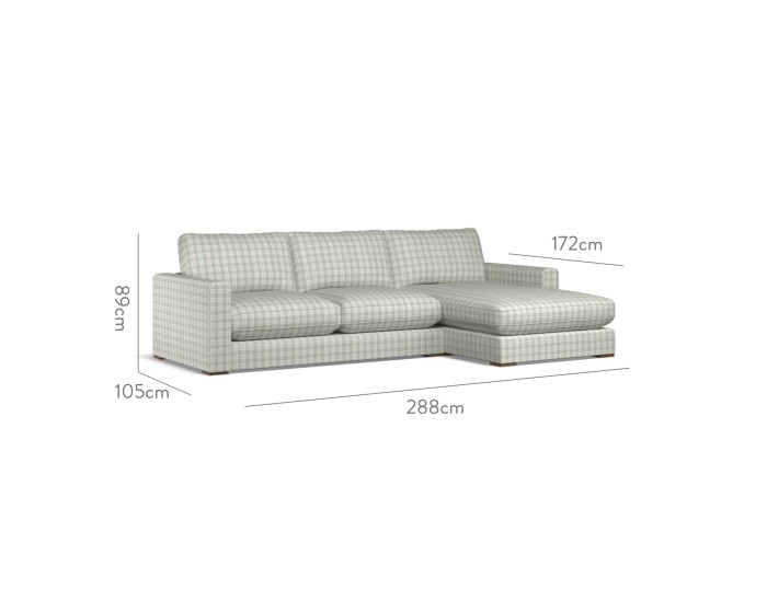 Cloud Medium Chaise RHF Kali Mineral